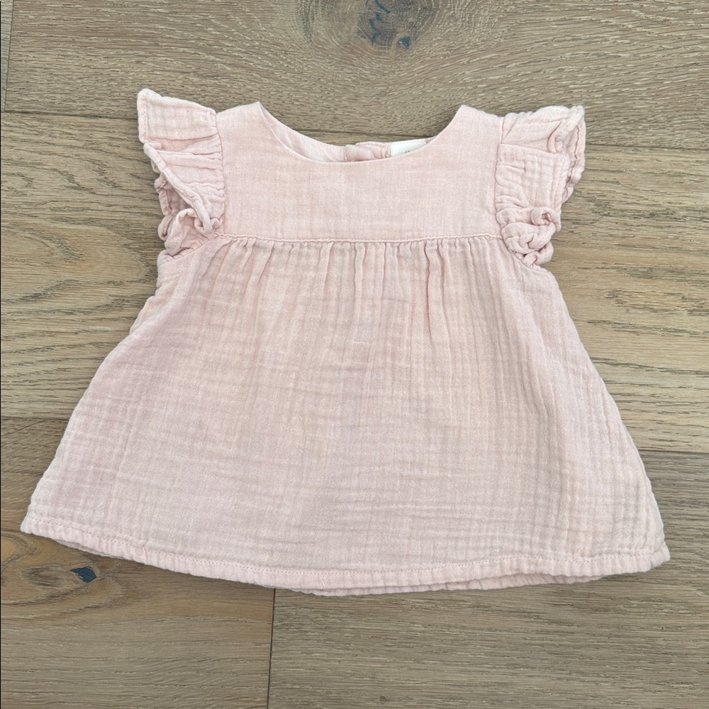 H&M Soft Pink Baby Top 9 months